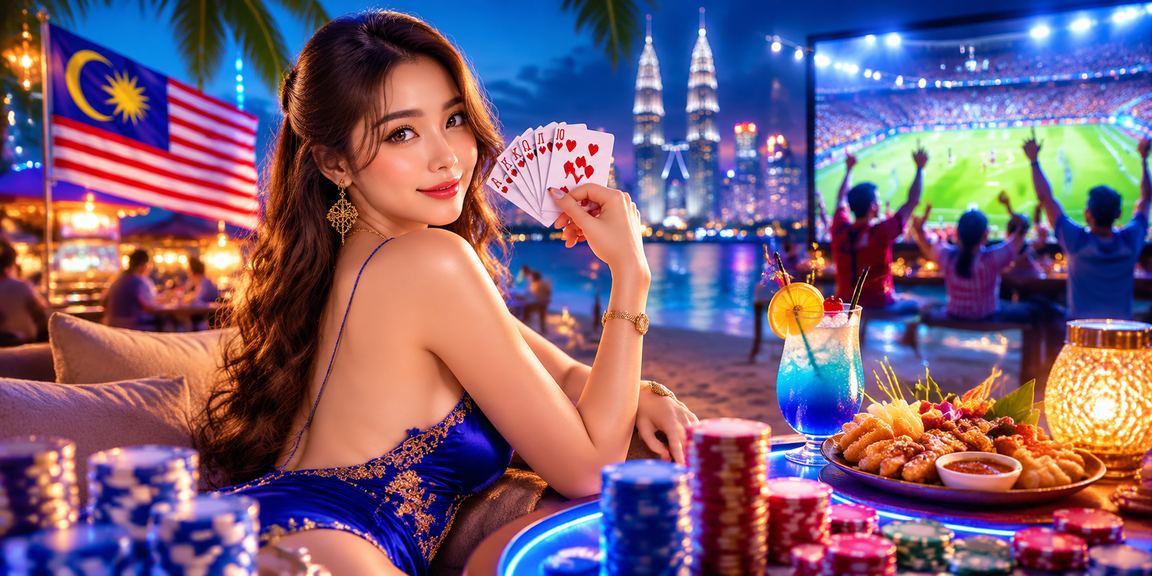 Pemain Malaysia menikmati permainan kad dan kasino dalam talian